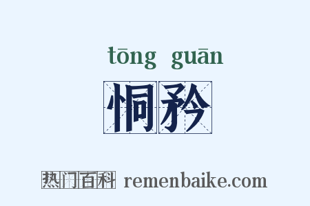 恫矜是什么意思的图片